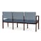 Lesro 3 Seat Tandem Seating W/ No Center Arms, 65 in W 26 in L 31.5 in H, Lenox Series LW3101 - alternate 3